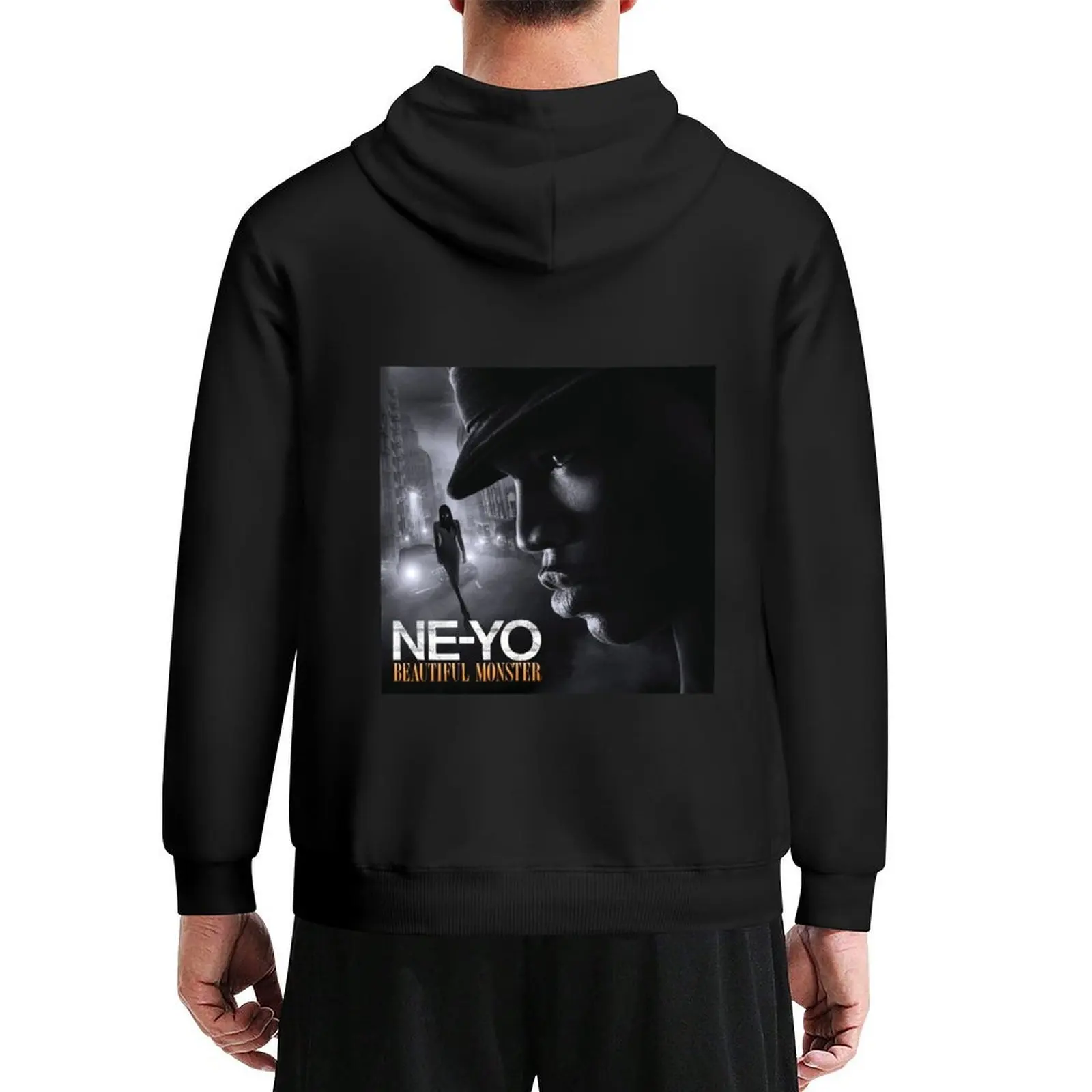 

Ne Yo beautiful monster Hoodie anime clothes korean style clothes mens clothing men clothes hoodies for men high quality