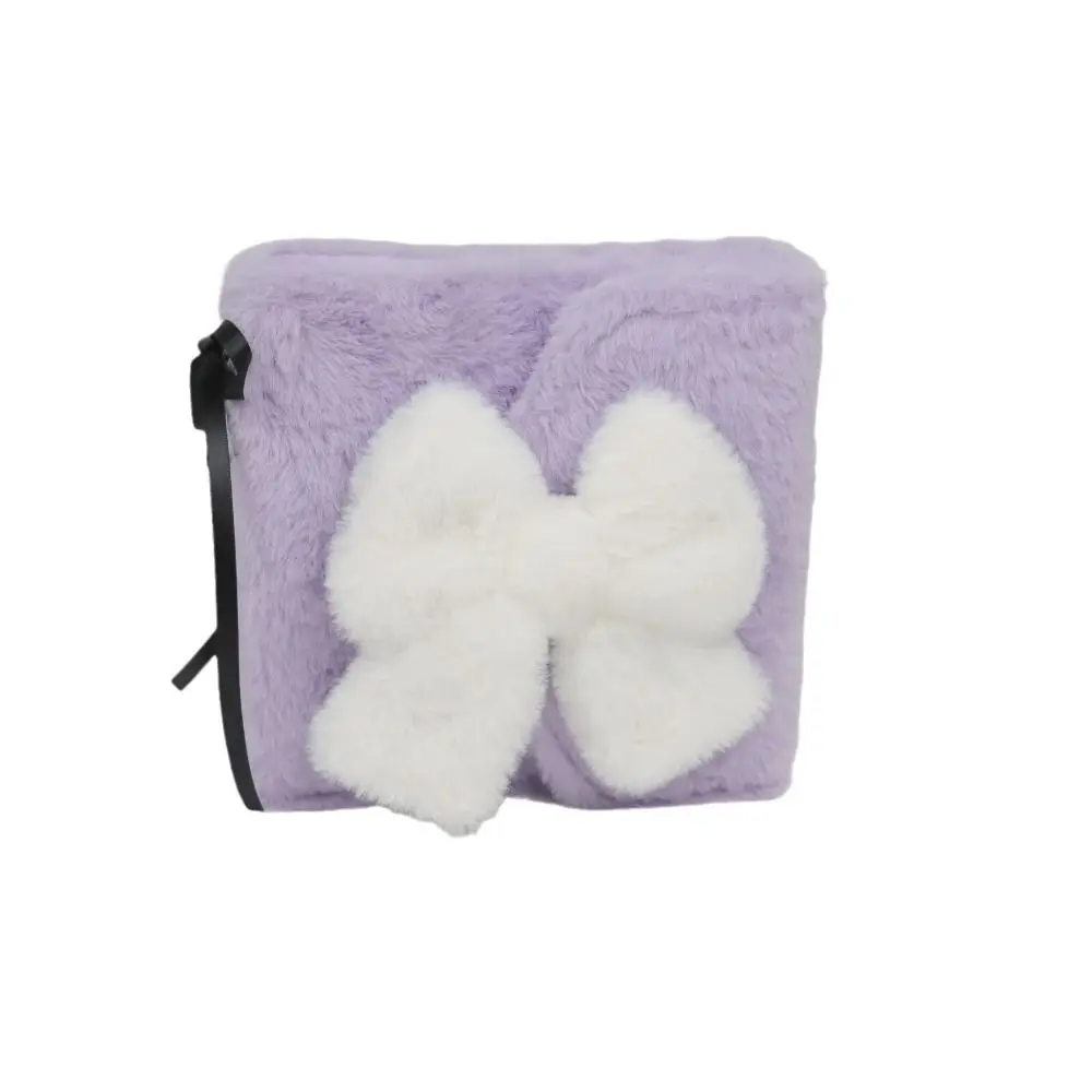 Plush Cartoon Plush Photocard Holder PVC 2 Grids Idol Photo Album Shell Cabin Cartoon Photocards Collect Volume Stationery