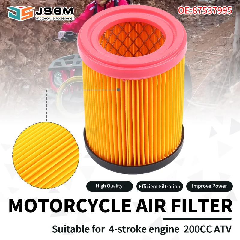 

JSBM ATV Air Filter For TaoTao Baja G200 Sport Raptor Shark Braves 200 II Denago Mudhawk 200 Dayton 250 FI Coleman AT200-B