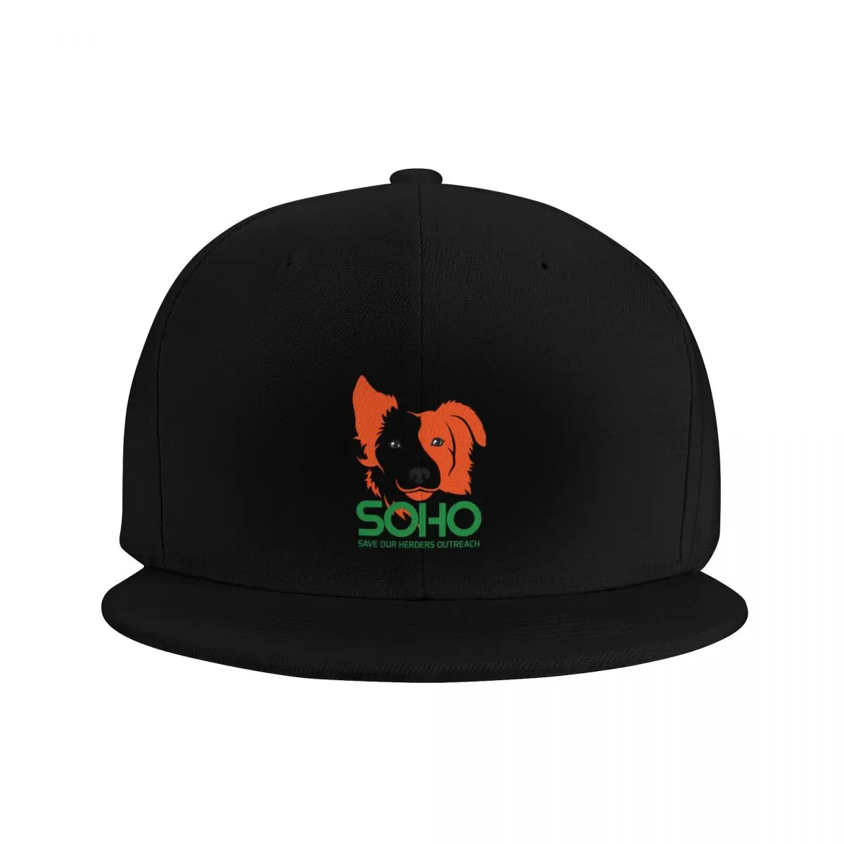 SOHO Dog Rescue logo - throwback red Baseball Cap Kids Hat Sun Cap |-F-| Golf Wear Sun Hats For Women Men's