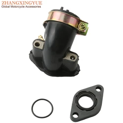 Scooter Intake Manifold For Kymco Agility R12 R16 Filly Super 8 Vitality 50cc 00102048 00117075 1711A-LEJ2-E10