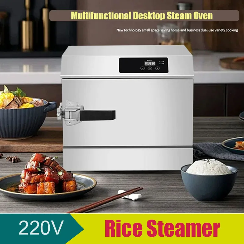 Electric 220V 2-layer / 3-layer Steaming Cabinet Rice Steamer Easy Operation for Commercial and Household