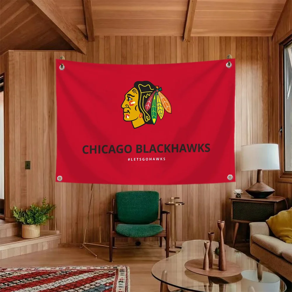 Decorative Flags and Banners Flag Penetration Outdoor Decorations Chicago Blackhawks Room Decor Y2k Lgbt Flag to Hang Funny Wall