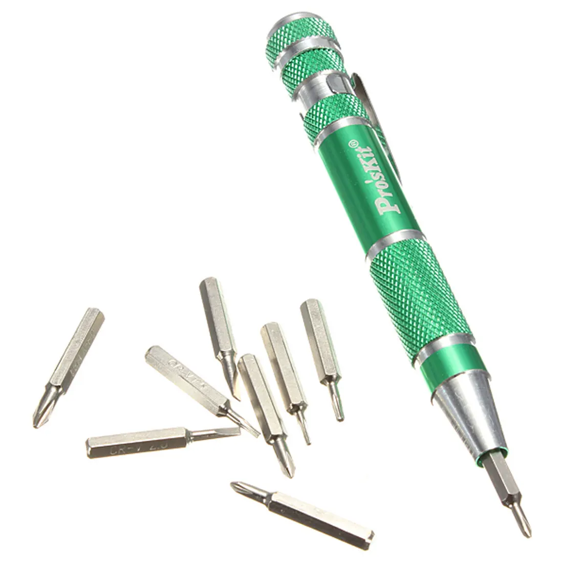 

8 In 1 Pen Style Screwdriver Screw Bit Set Precision Screwdriver Bit Repair Tool Kit