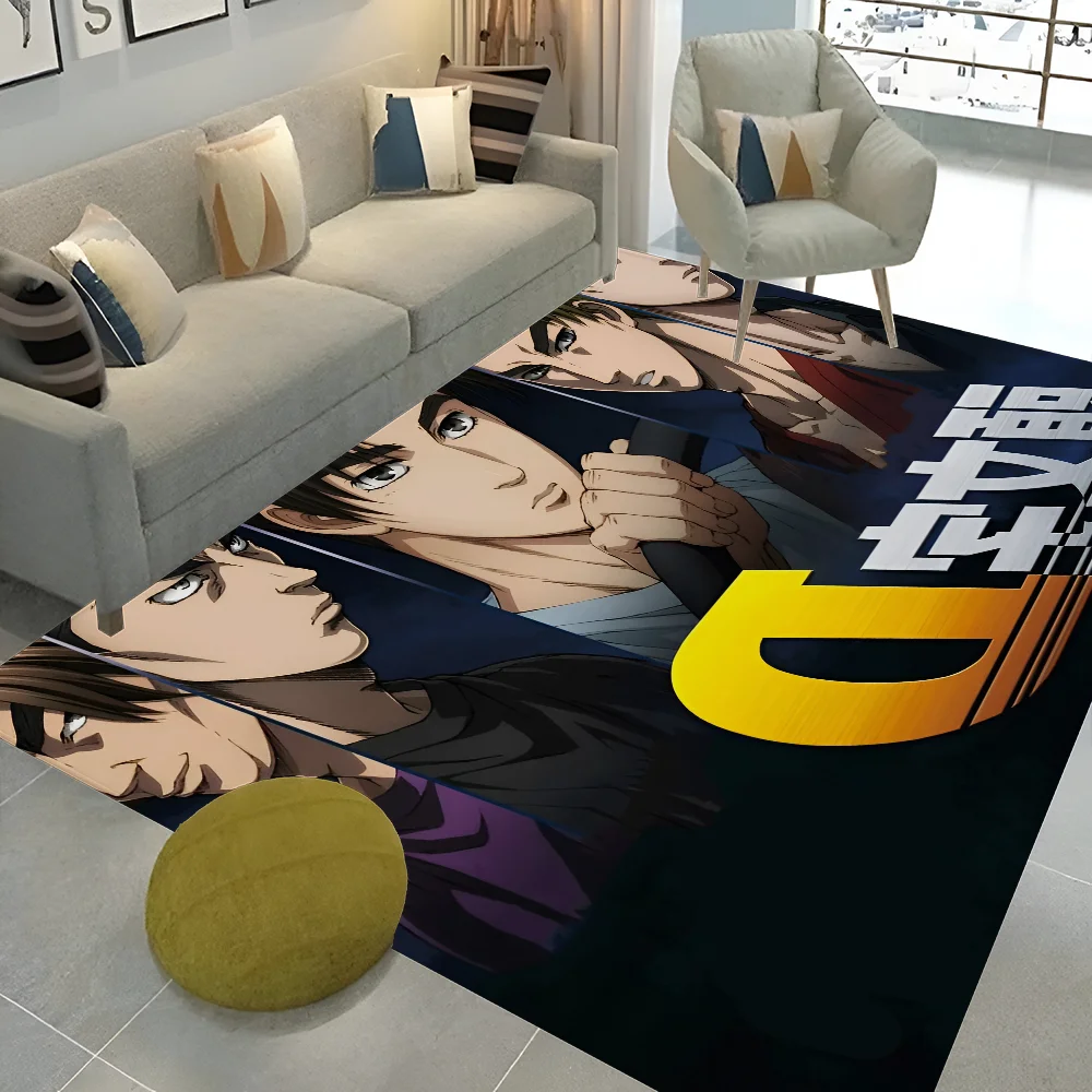 Entrance Doormat Initial D Self-adhesive Art Poster Waterproof Paper Sticker Coffee House Bar Posters Wall Stickers
