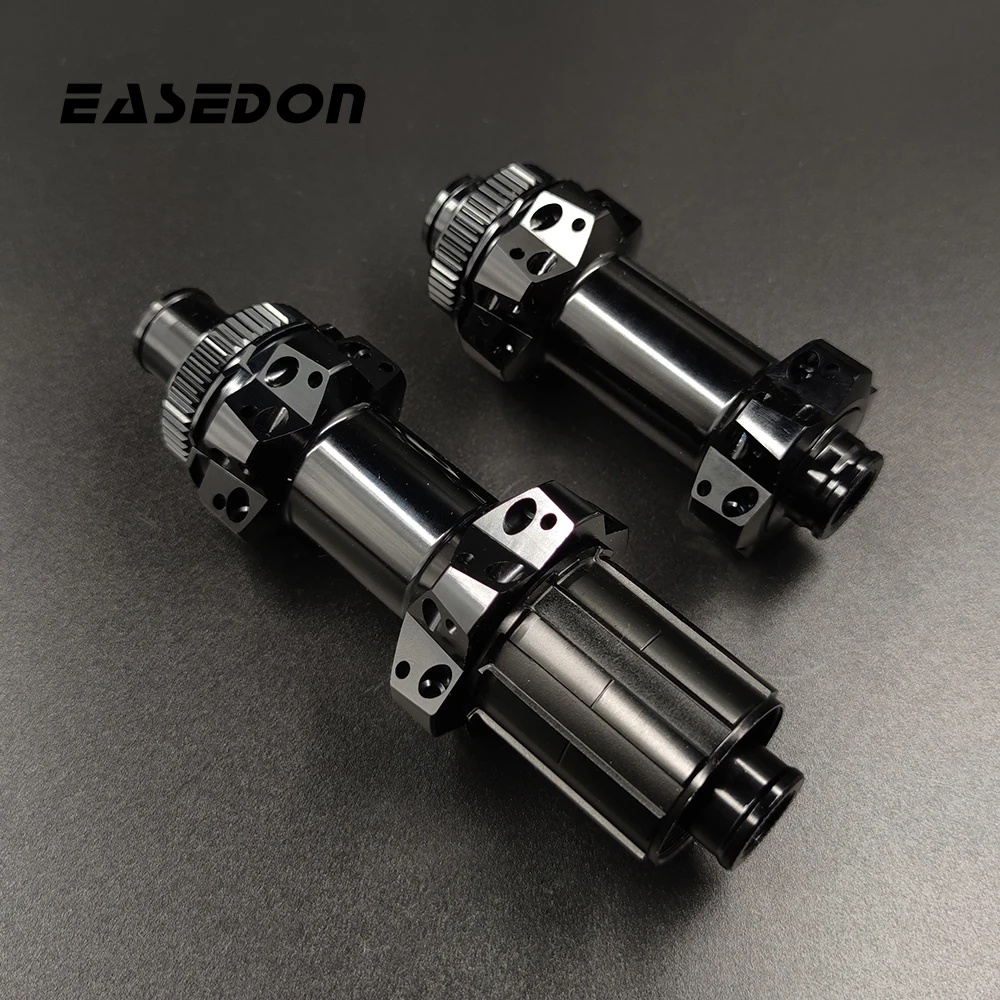 EASEDON D105F-CL D105R-CL Center Lock Ratchet Road Disc Hub Front TA 12/15mm Rear 12x142mm Straight Pull Freehub Shim. XD XDR MS