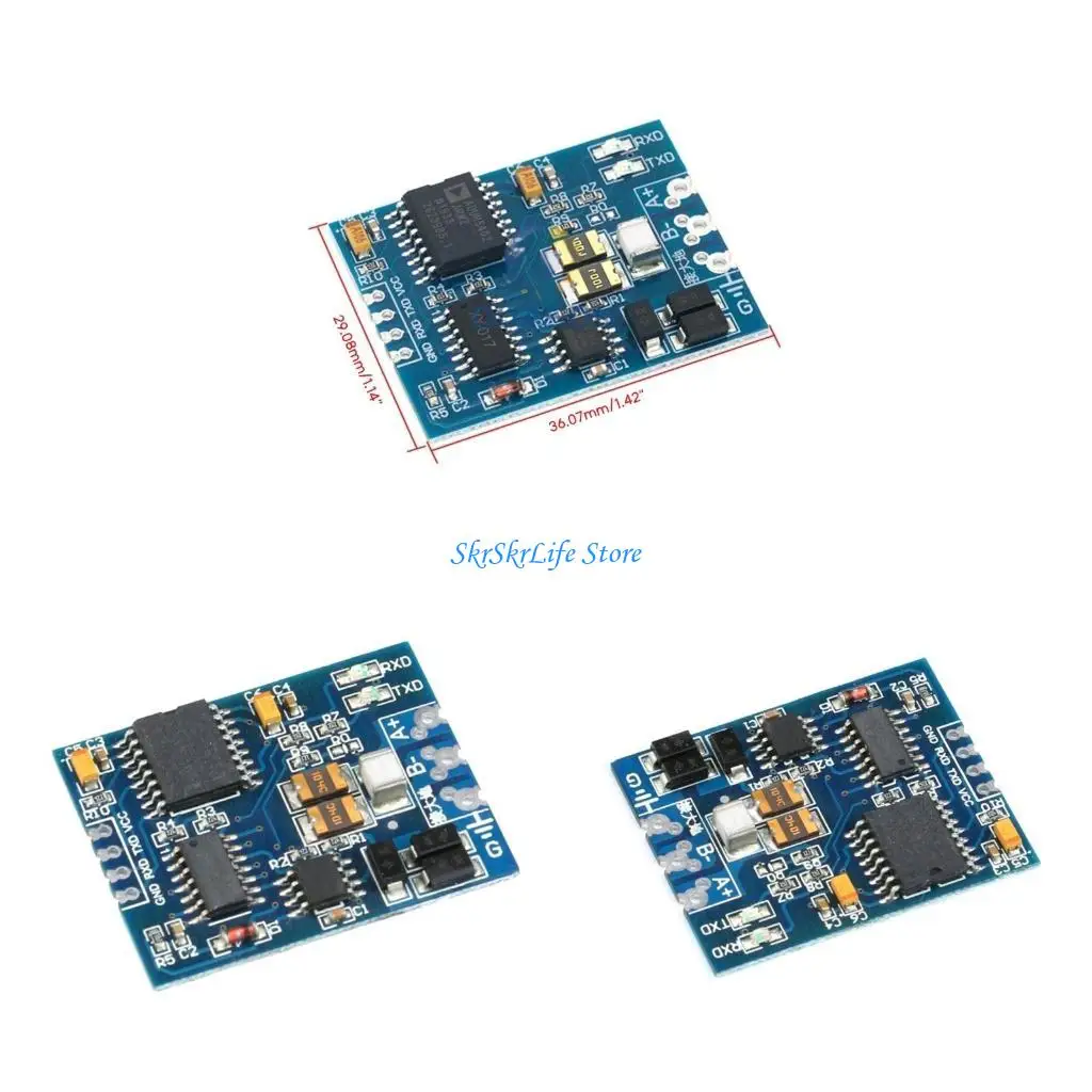E65E TTL to RS485 وحدة 485 إلى TTL مع العزلة MCU المنفذ التسلسلي UART عزل