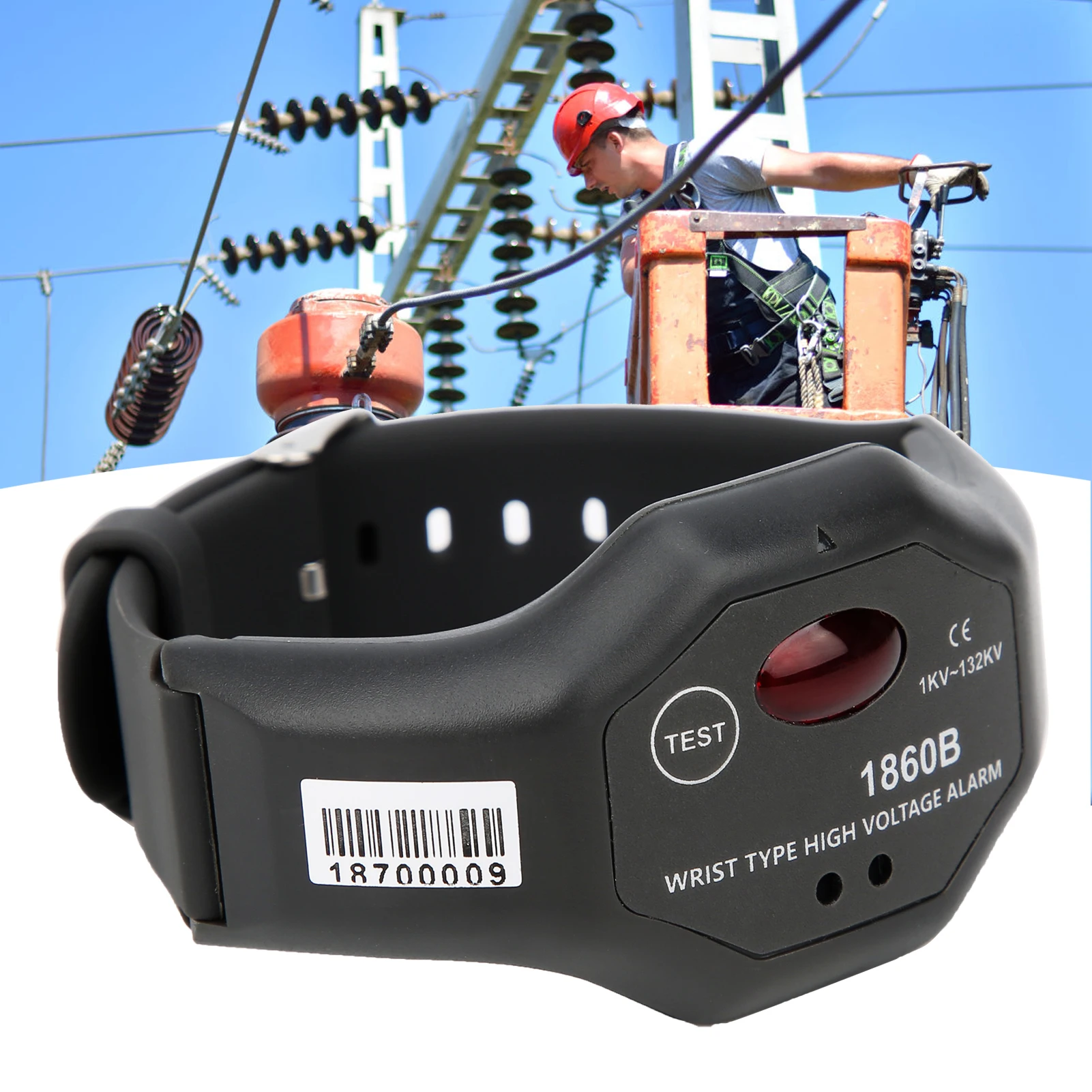ETCR‐1860B 1KV‐132KV Jam Tangan Alarm Tegangan Tinggi Detektor Tegangan Tinggi untuk Pemeliharaan Daya baru