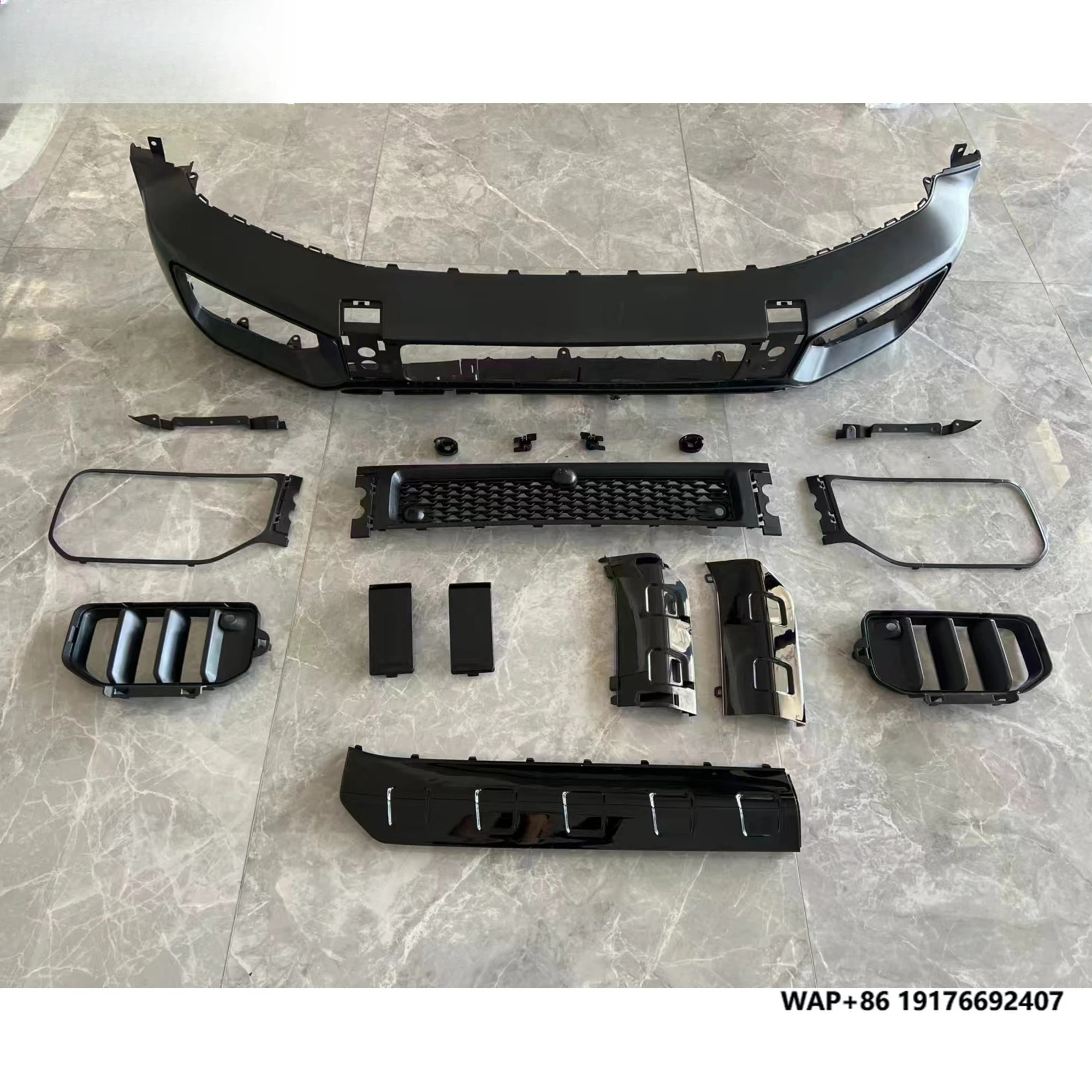 

Upgrade G63 W465 2025 Front Car Bumpers With PP Material for Mercedes Benz G Class W464 G63 Body Kit G500 AMG 550 Kit