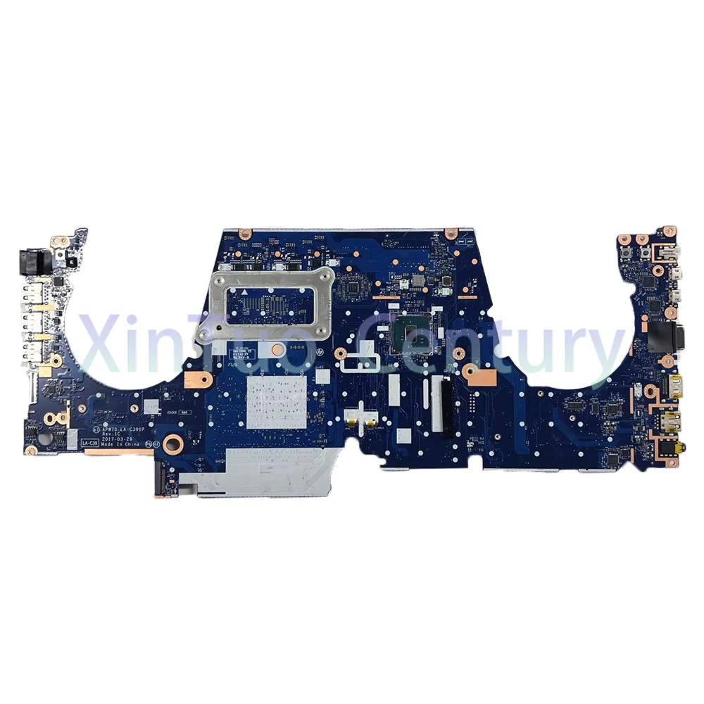 For HP Zbook 17 G3 Laptop Motherboard Mainboard LA-C391P Motherboard with I5 I7 6th Gen HQ E3-1535M V5 CPU DDR4 Mainboard