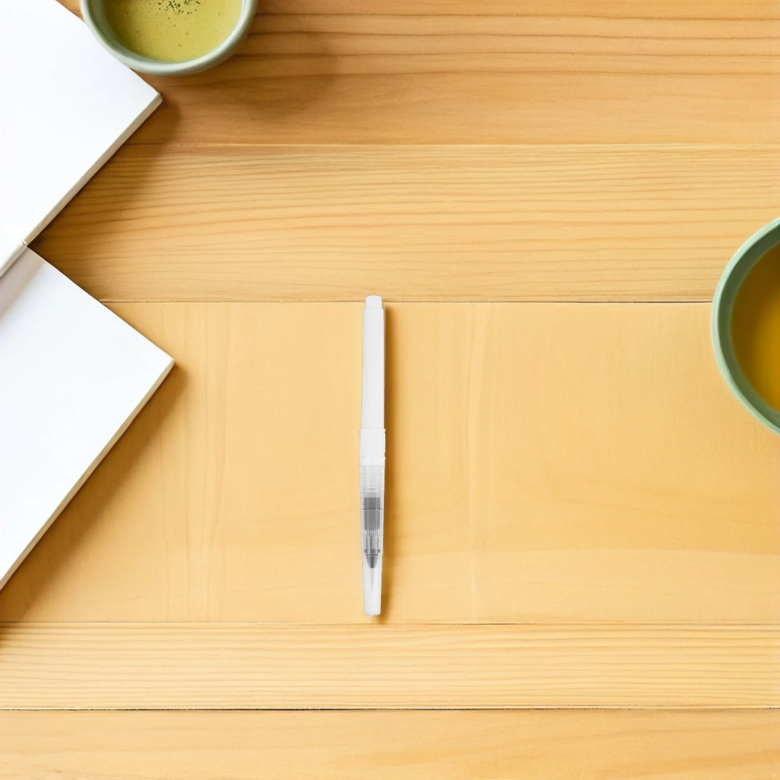 

6pcs Refillable Watercolor Brush Pens Water Reservoir Art Brushes Leakproof Portable Travel Paint Brush Set - Fine Tip