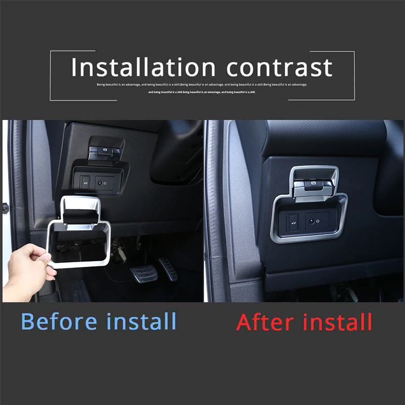 For Land Rover Range Rover Evoque L551 2020 Car Electronic Hand Brake P File Decorative Cover ABS Interior Protection Accessory