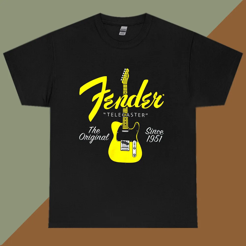 Men's t-shirt  telecaster Black Classic Short Sleeve Unisex T-Shirt Gift