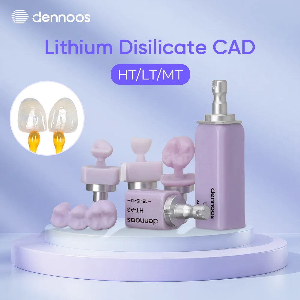 

Dennoos 1 коробка блоков из дисиликата лития B40 LODDEN Dental Lab HT/LH/MT, стеклокерамика C14 для Sirona Cerec, материалы для зубных виниров