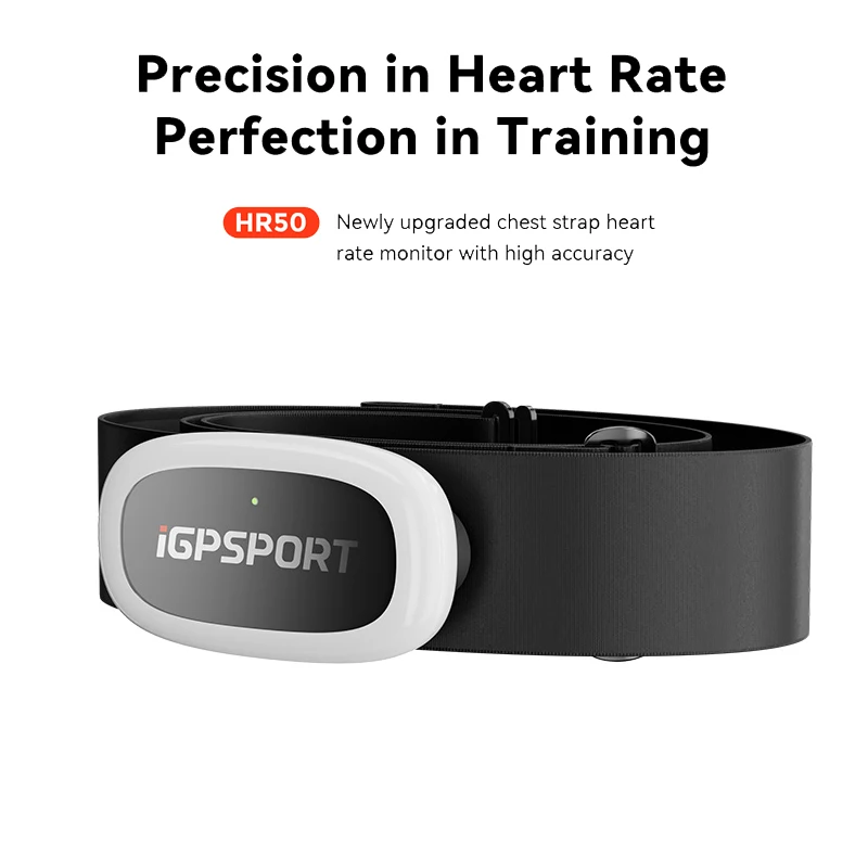 iGPSPORT HR50 Heart Rate Sensor Bike Computer Fitness Running Sport Heart Rate Monitor Sensor IPX7 Waterproof Bike