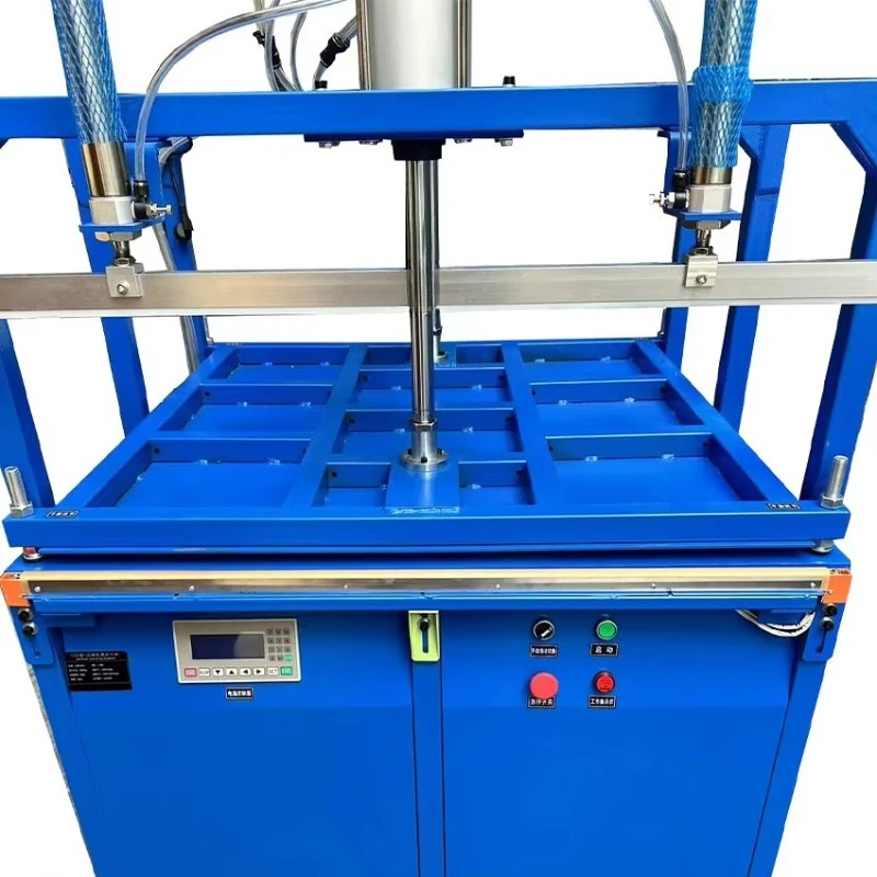 Semi-Automatic Industrial Pneumatic 220V Vacuum Pillow Duvet Clothes Compressing Press Sealing Plastic Packaging Machine