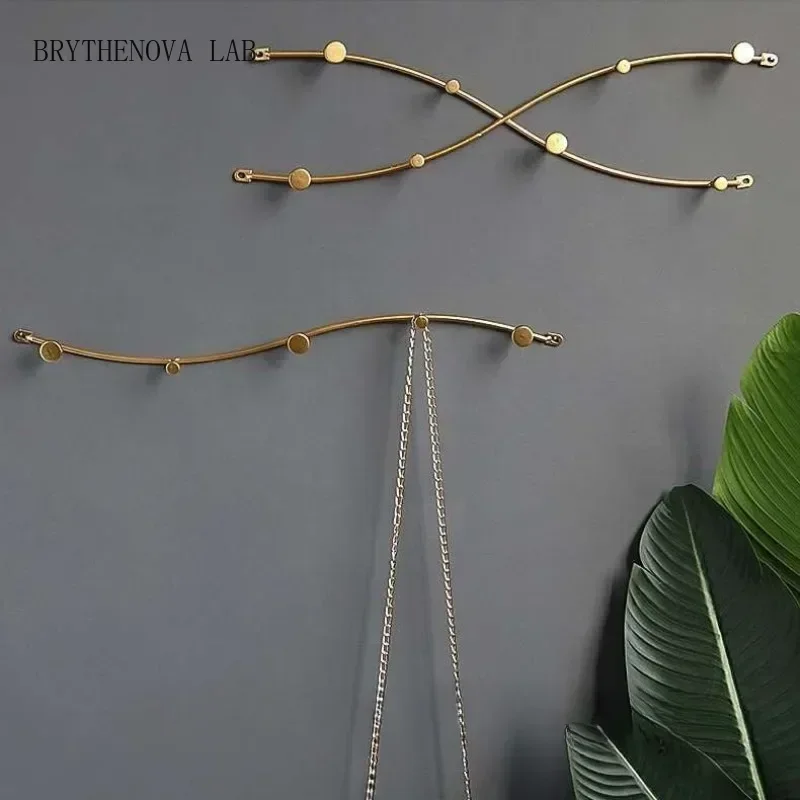 Iron Spray Paint Simple Wall Clothes Hanger Luxury Modern Creative Door Entrance Wall Clothes Hanger Living Room Furniture