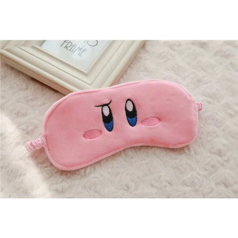 Kirby Eye Mask Kawaii Sleep Blindfold Funny Shade Cover Women Girls Travel Aid Sleeping Student Anime Relax Eye Cute Eyepatch