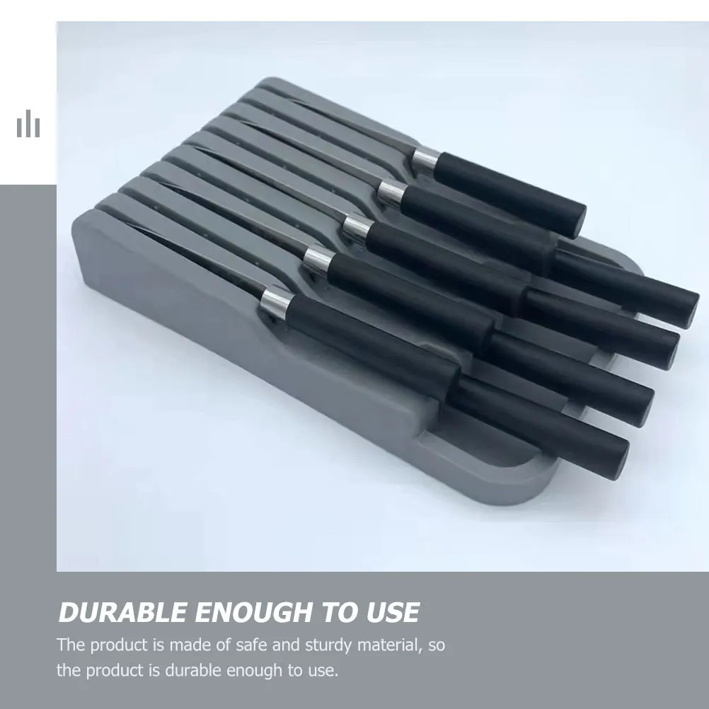 

Kitchen Cutter Organizer Strong PP Material Rack for Cutters and Knives Simple Storage Solution Kitchen Cutter Holder