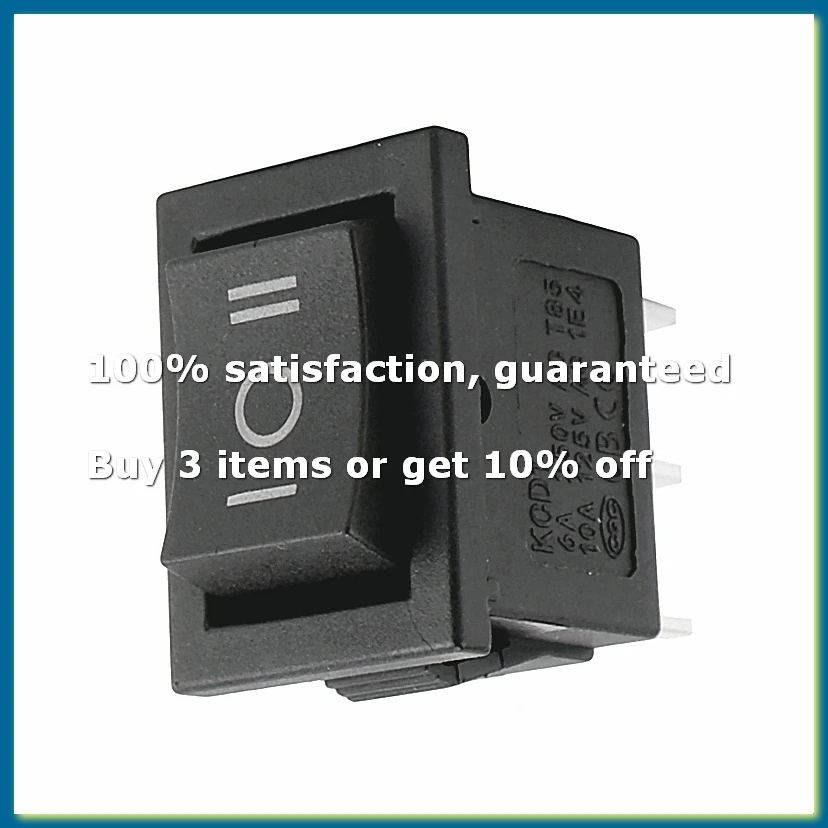 ●SPDT ON-OFF-ON 3 Position Snap In Boat Rocker Switch AC 250V/6A 125V/10A-ABFB