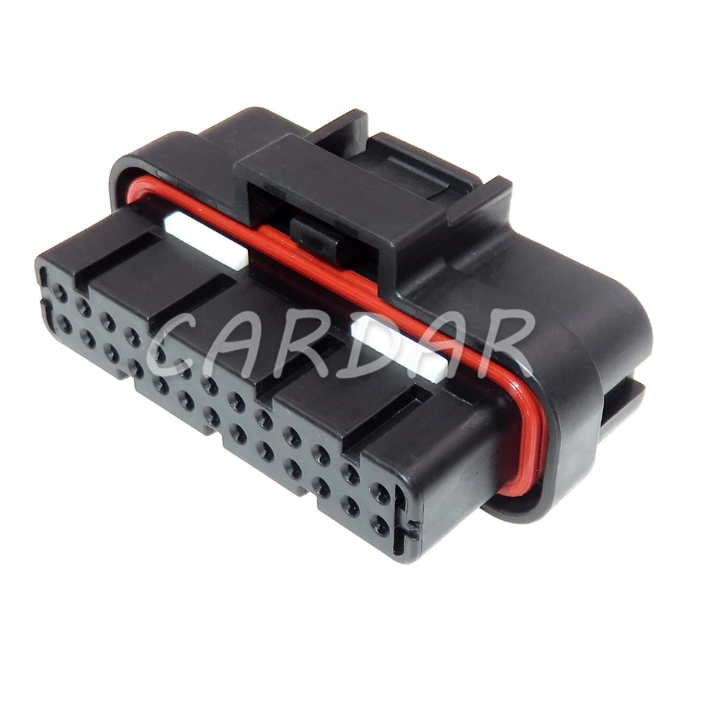 1 Set 26 Pin Auto Low Current ECU Connector AC Assembly Car Computer Socket Waterproof Sealed Plug 1473712-1 1473712-2