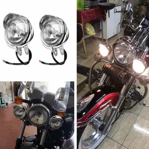 Far evrensel motosiklet sis lambası, retro motosiklet, motosiklet için yardımcı ışık, 10W, 12V, 2023 En iyi 10 satış, far yardımı-retro bisiklet-no. 7