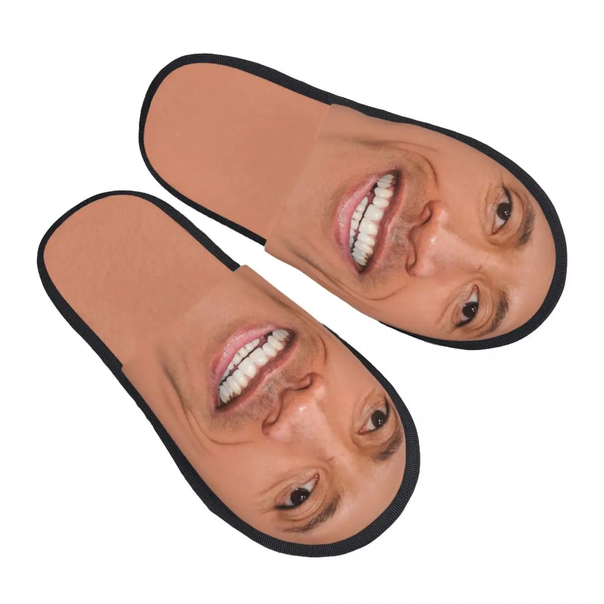 Custom The Rock Dwayne Meme House Slippers Women Comfy Memory Foam Slip On Hotel Slipper Shoes