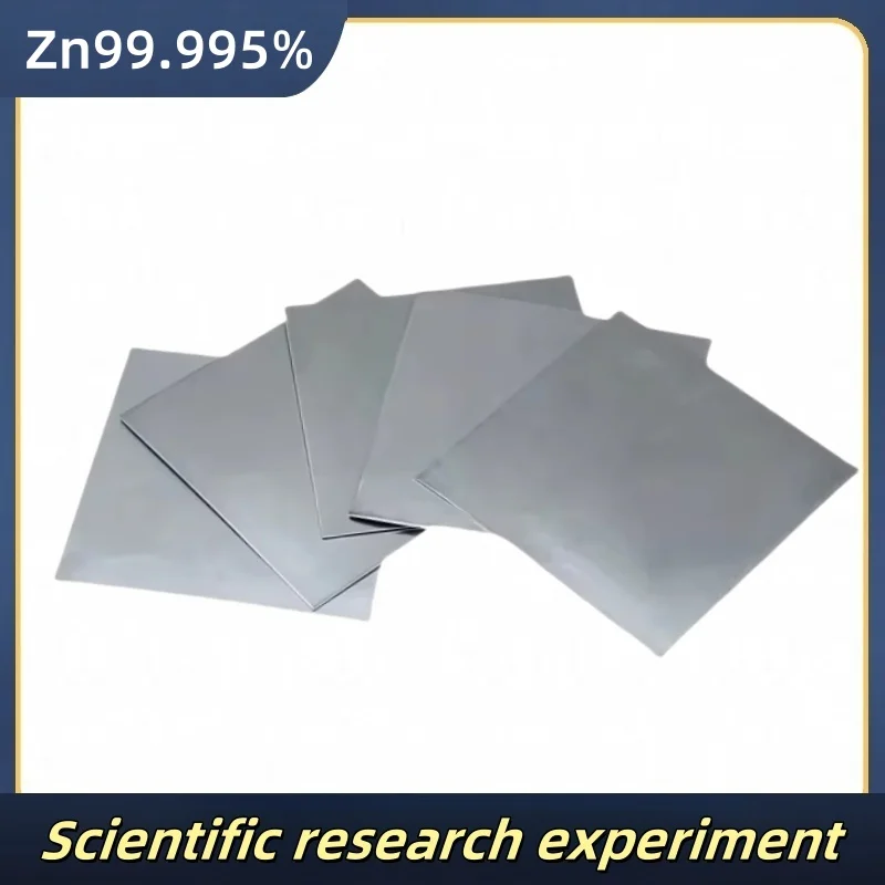 Hojas de zinc puro Hojas de zinc Placas de zinc experimentales 99,995% para pruebas especiales de investigación científica en colegios y universidades