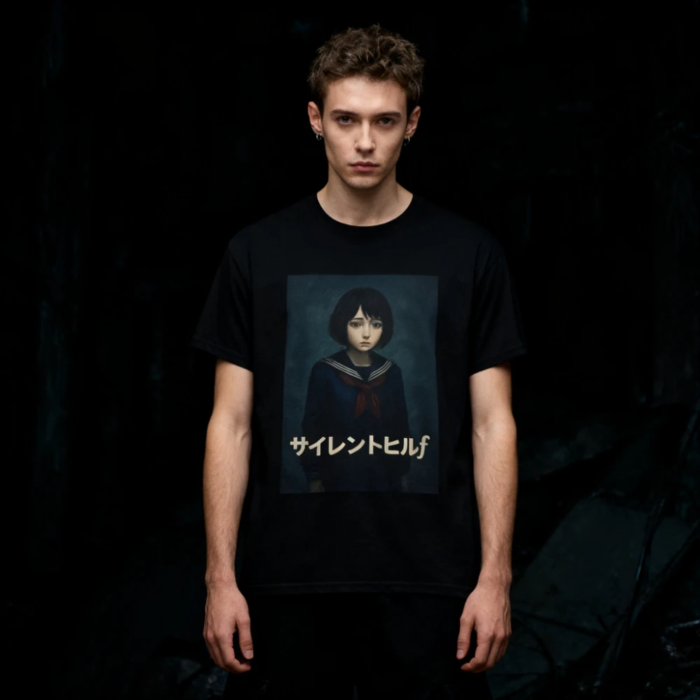 Silent Hill F Shirt Japanese Style Tshirt Gaming T-Shirt Newest Silent Hill New Works Printed Tee Men Women Unisex Cotton Tops