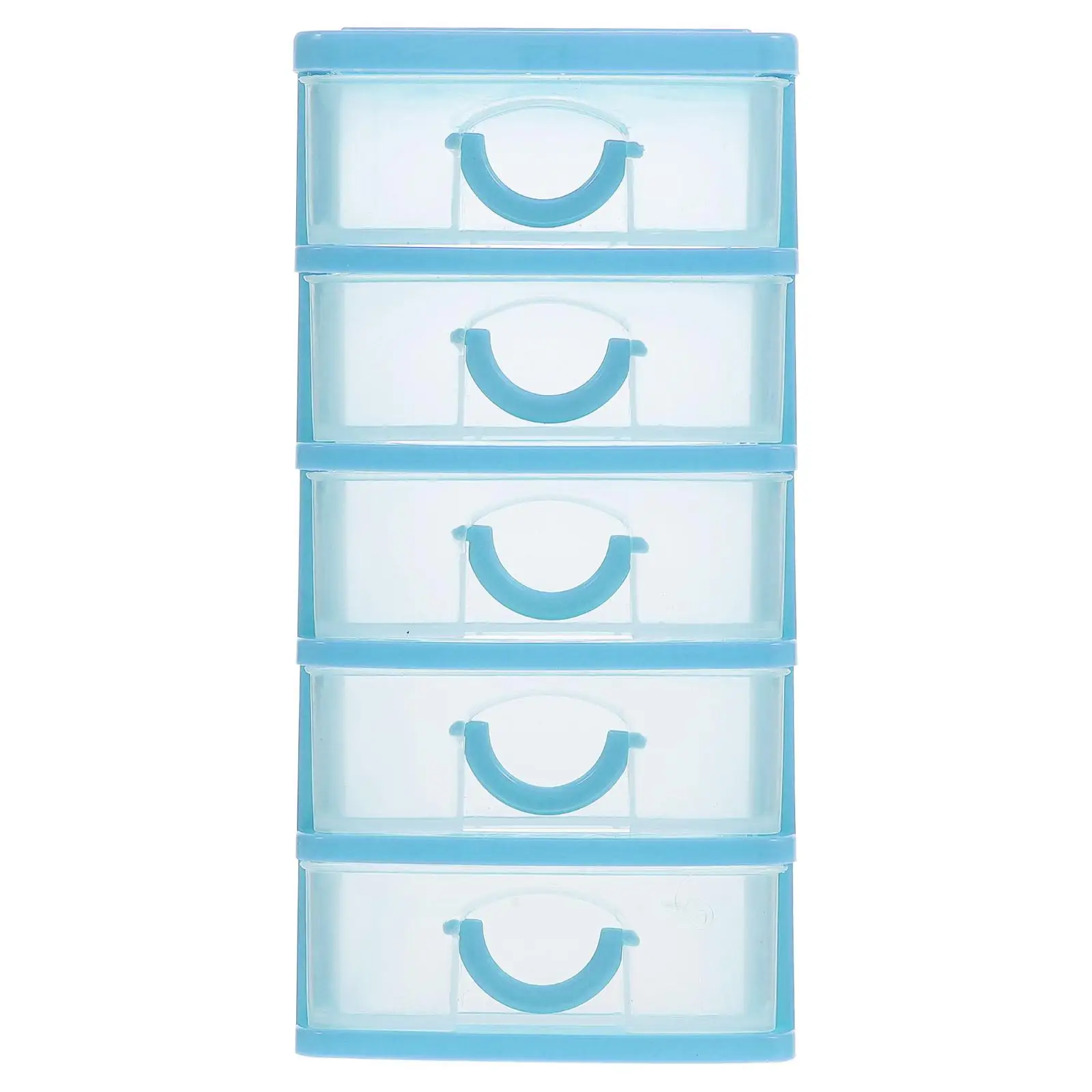 

Five-layer Drawer Cabinet Mini Plastic Organizer Deandumm Three Storage Small Drawers Pink Desk under Units