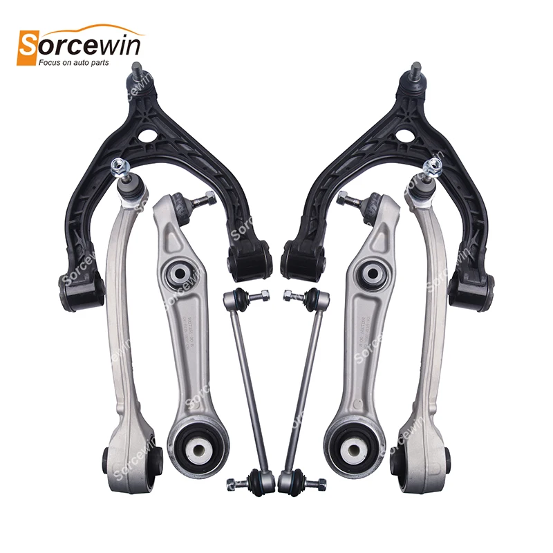 8Pcs For Tesla Model X 2016- Auto Parts Car Suspension Front Left Right Upper Control Arm Kit 1027322-00-E 1027327-00-E