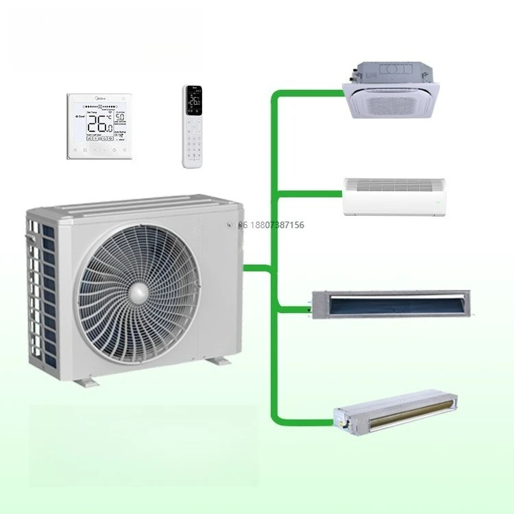 Low MOQ One-way Cassette R410a Wifi Cooling and Heating Mini Smart Multi Split AC 50/60hz 7K Btu Air Conditioner