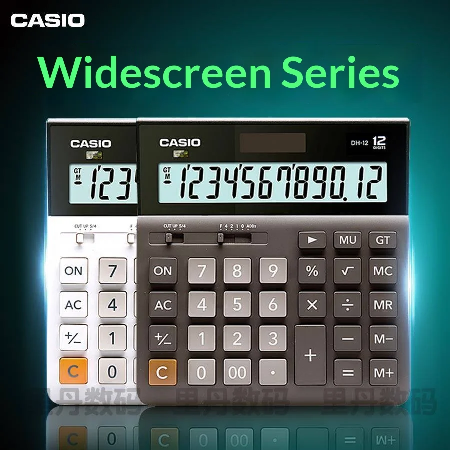 CASIO DH-12 Business Calculator - Designed for Accounting & Financial Office Use, Minimalist, Cute, Compact & Stylish, with Larg