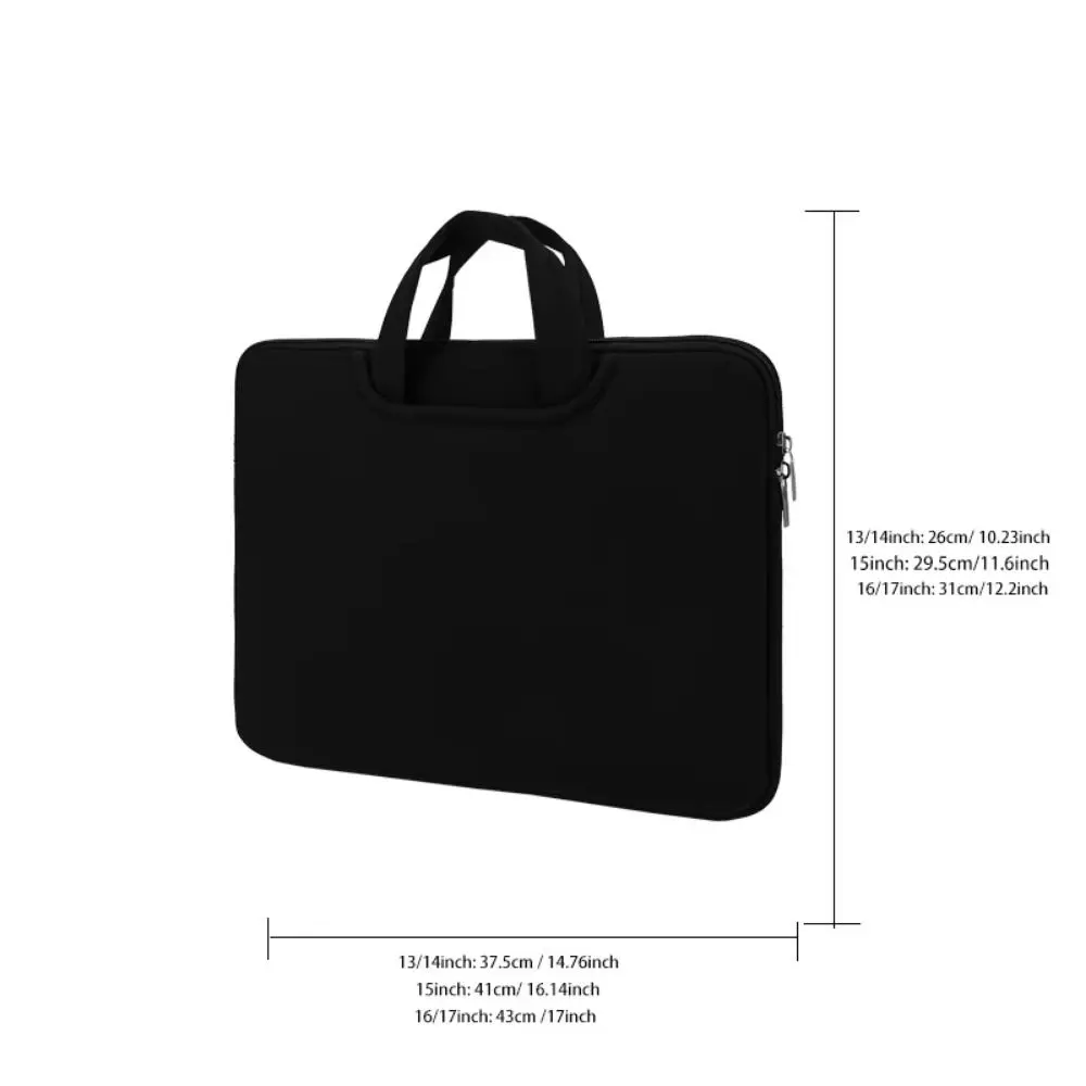 Dengan Pegangan Tas Laptop Portabel Casing Laptop Ultra Tipis Ringan Bahan Lembut Tas Kantor Bisnis Lengan Notebook Multi-lapis