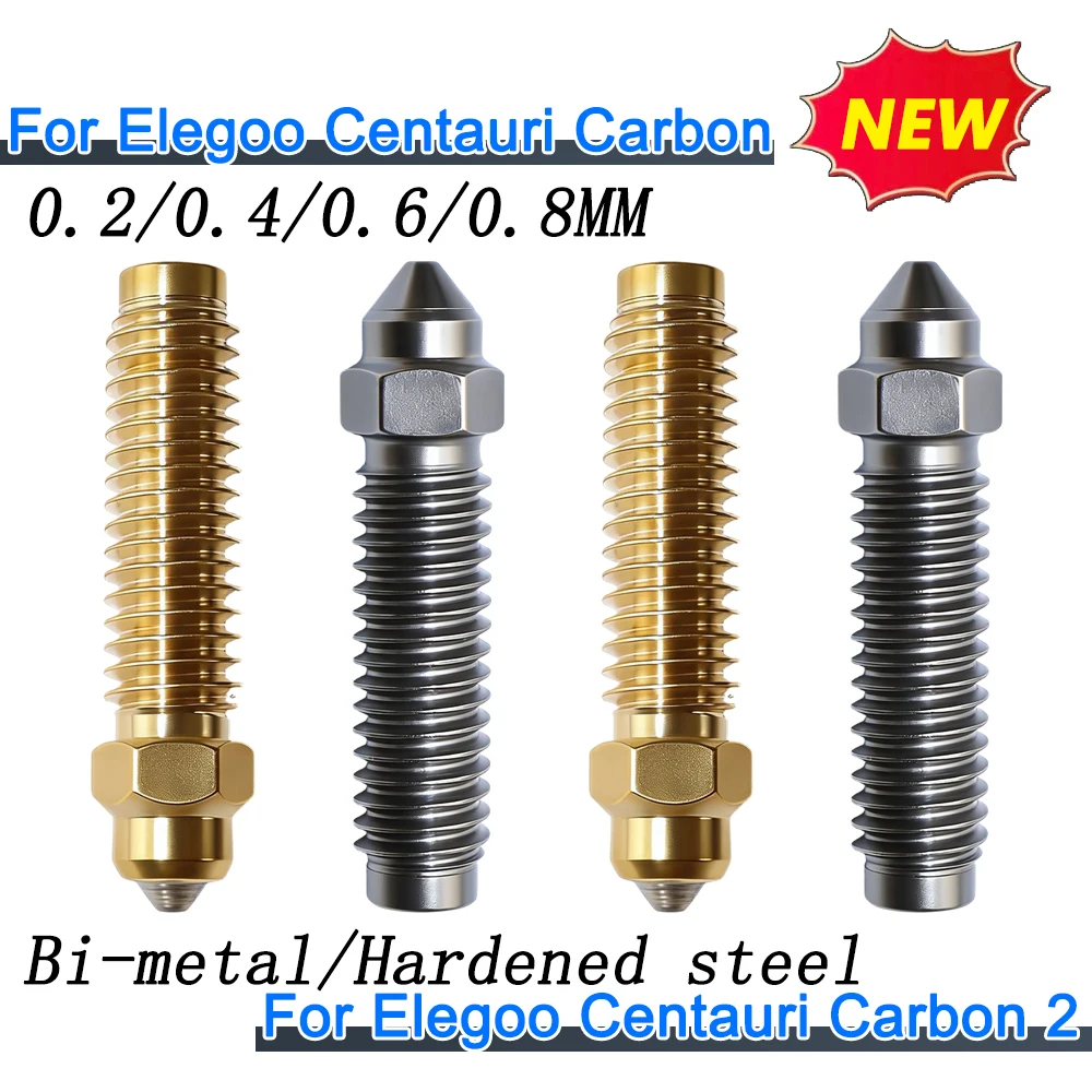 

For Centauri Carbon Nozzle 3D Printer Extruder Nozzle 3D Printer Accessories For Elegoo Centauri Carbon 2/Centauri Nozzle