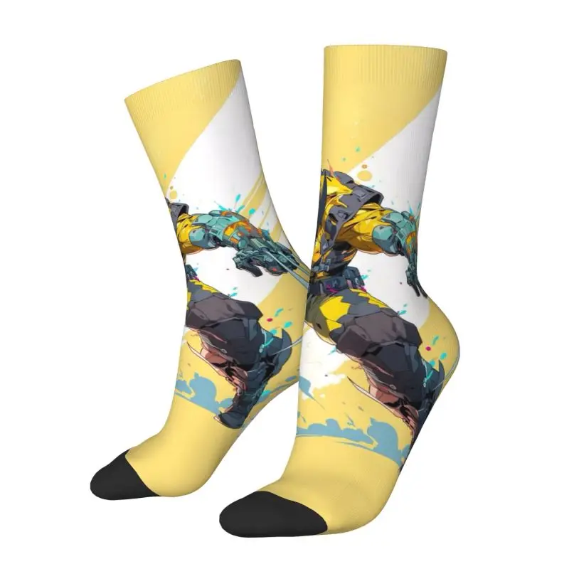 

Мужские носки Wolverine на заказ, забавные классические носки унисекс на весну, лето, осень и зиму