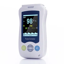 Handheld animal monitor for animal vital signs, portable pet monitor for electrocardiogram, blood pressure, and oxygen monitorin