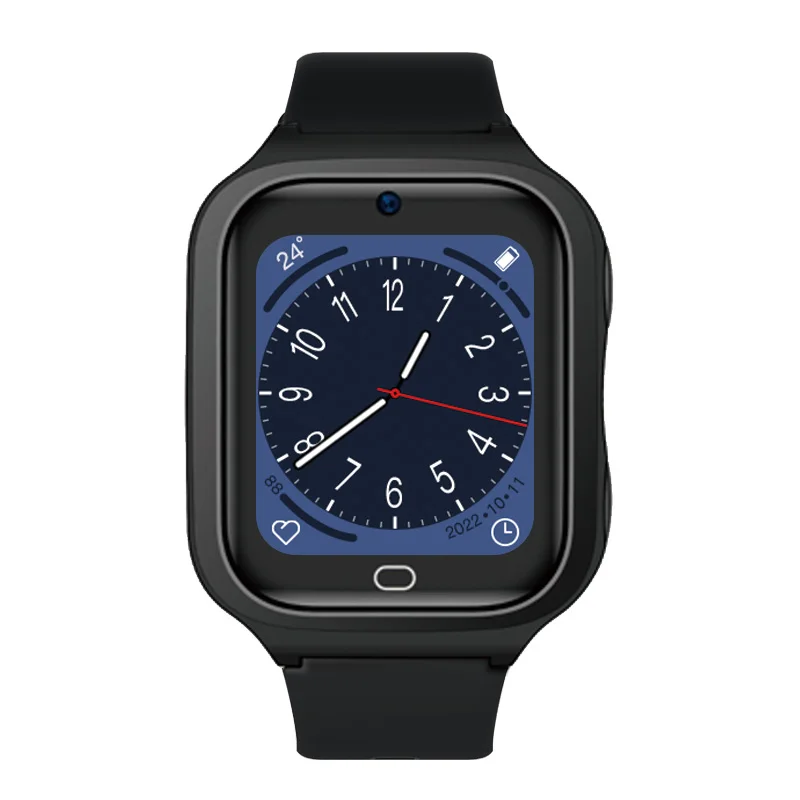 TJXLSenior Jam Tangan 2024 4G Tahan Air CAT1 GPS Jam Tangan Pintar CT30 Pro untuk Orang Tua Tombol SOS Lokasi Akurat Tinggi Jam Tangan Senior