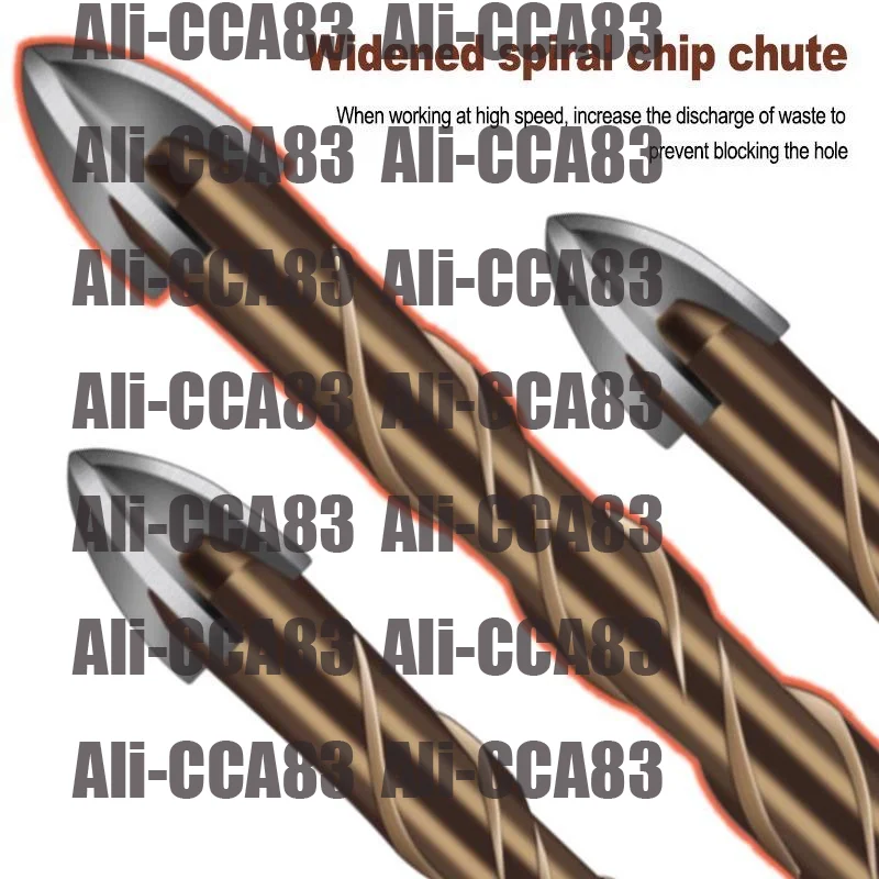 ดอกสว่านเจาะคอนกรีต CCA83-3-12 มม. หัวหกเหลี่ยม สำหรับเจาะเหล็ก โลหะ กระจก ปูนซีเมนต์ เซรามิก คอนกรีต ไม้ พลาสติก