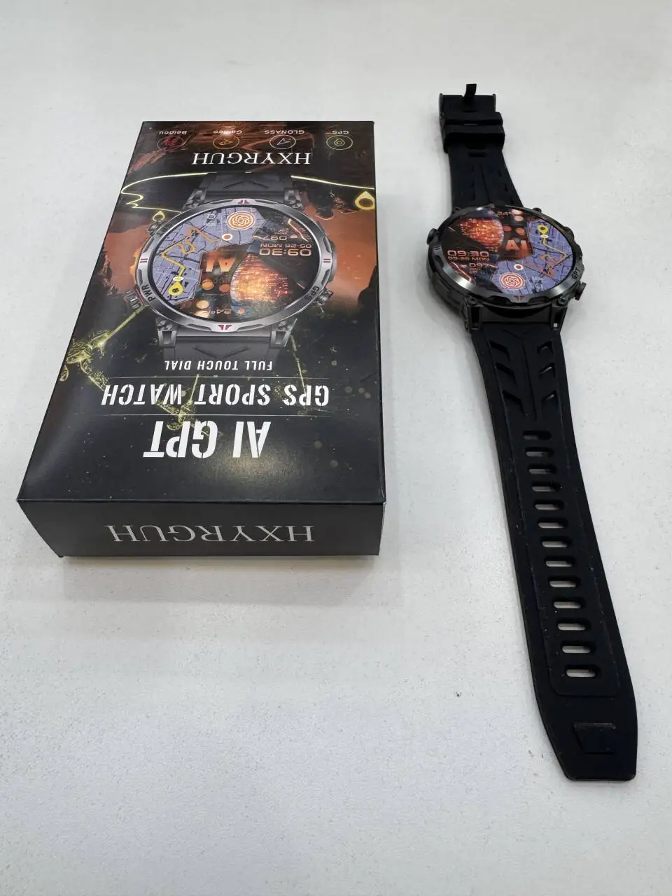 2025 في الهواء الطلق العسكرية لتحديد المواقع ساعة ذكية المدمج في ثنائي النطاق نظام تحديد المواقع البوصلة مقياس الارتفاع الدردشة GPT 5ATM مقاوم للماء الرياضة Smartwatch الرجال