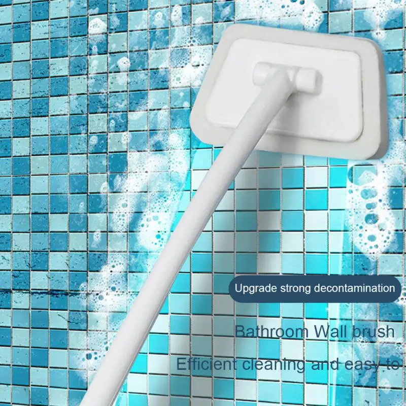 1/2PCS Multi-Functional Bathroom Wall Brush Long Handle Removable Household Floor Bathtub Brushes Ceramic Tile Sponge Cleaning