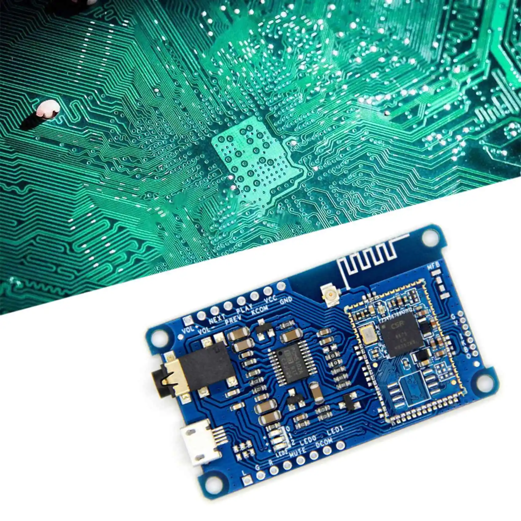 AD41-CSR8675 بلوتوث V5.0 لوحة فك التشفير PCM5102A دعم استهلاك منخفض للطاقة