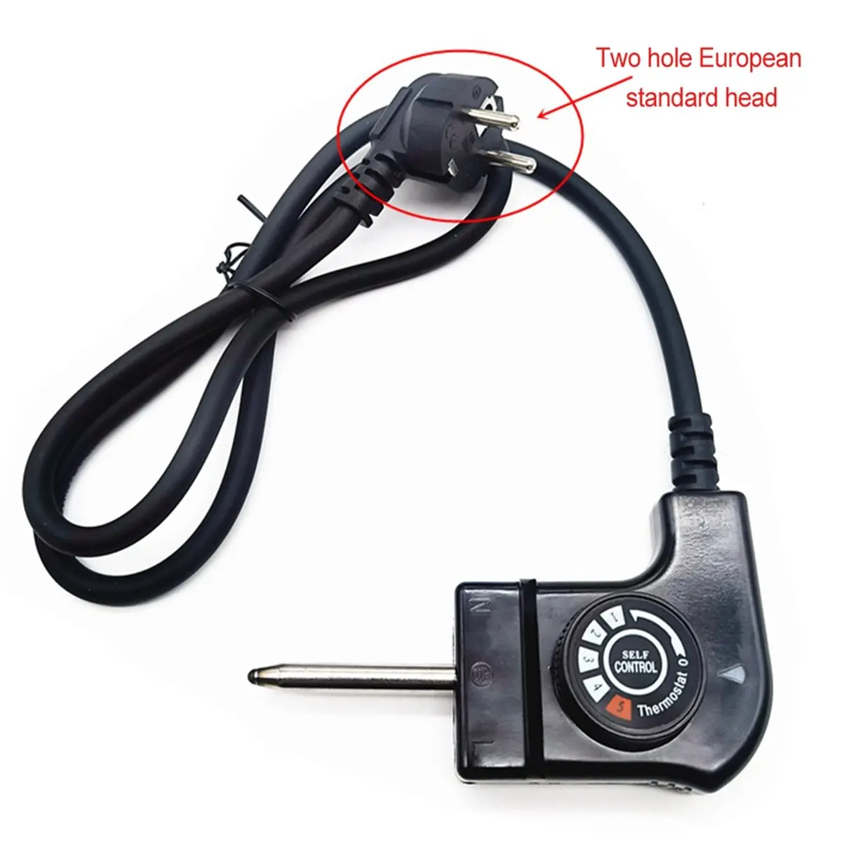 SWXF European Style Temperature Control Cable Electric Baking Tray Electric Oven Adjustable Temperature Power Cord EU Plug view 5