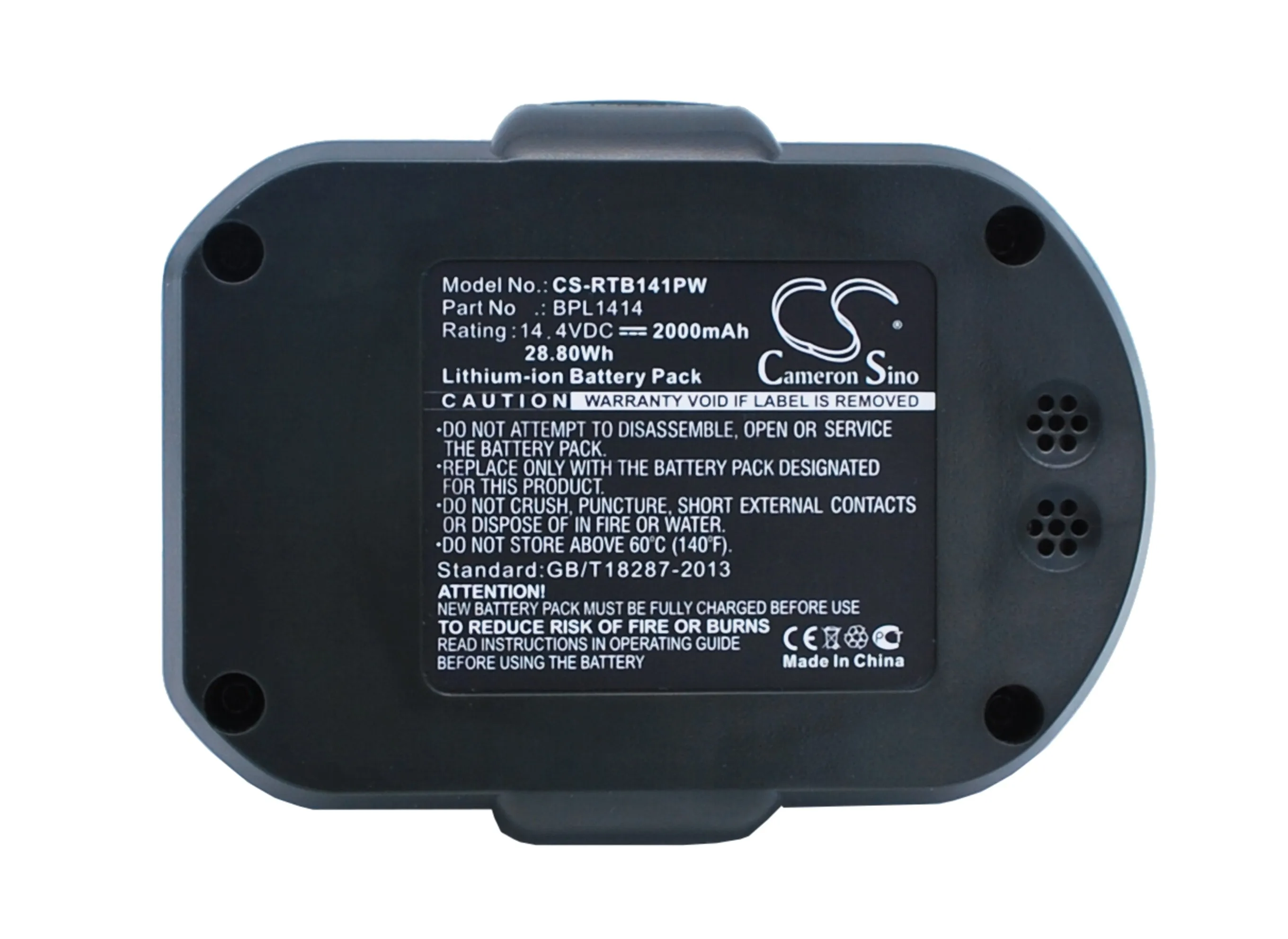 Batería CS 2000mAh para Ryobi 130171003 BPL1414 CDD144V22 CDDI14022NF LCD14022 LCDI14022 LCDI14022B LLCD14021 LCD1402