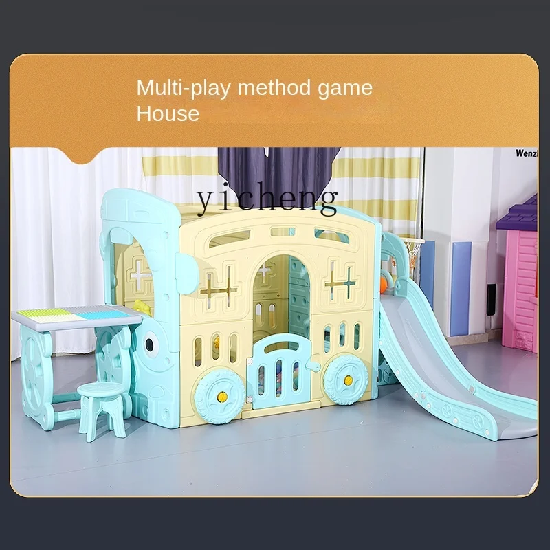 XL Kindergarten Outdoor Castle Children Game House Baby Naughty Castle Plastic Toy House Room