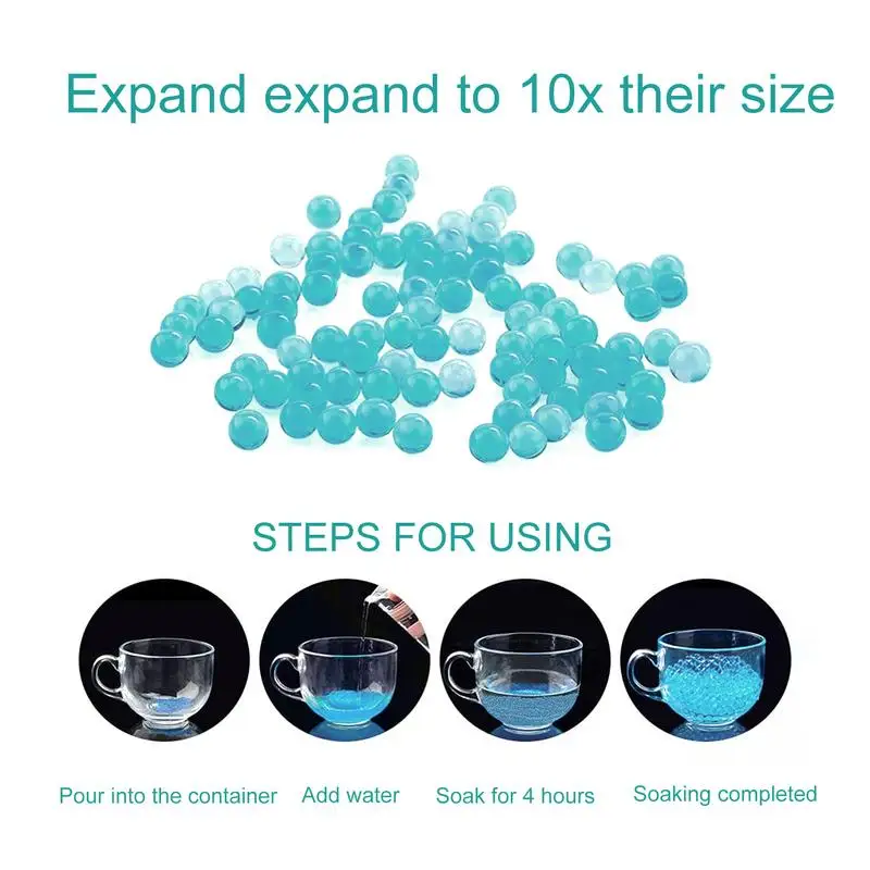 1000pcs/bag Colored Gel Balls Soft Crystal Water Paintball For Bullet Grow Water Beads Grow Balls Water Toys Accessories