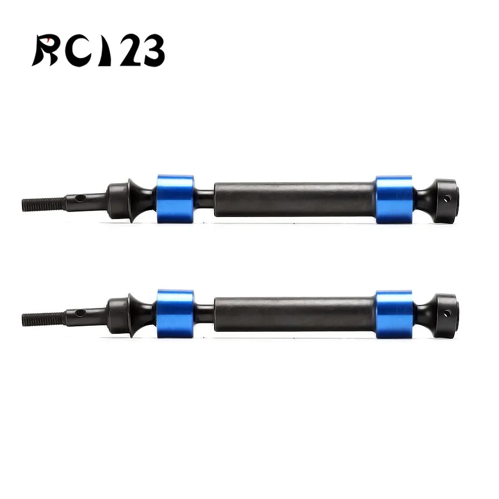 1:10 #8950 2pcs Hard Steel Splined CVD Driveshaft Axles Front/Rear For RC CAR Traxxas Monster Truck MAXX 4S 89076-4 NEW ENRON