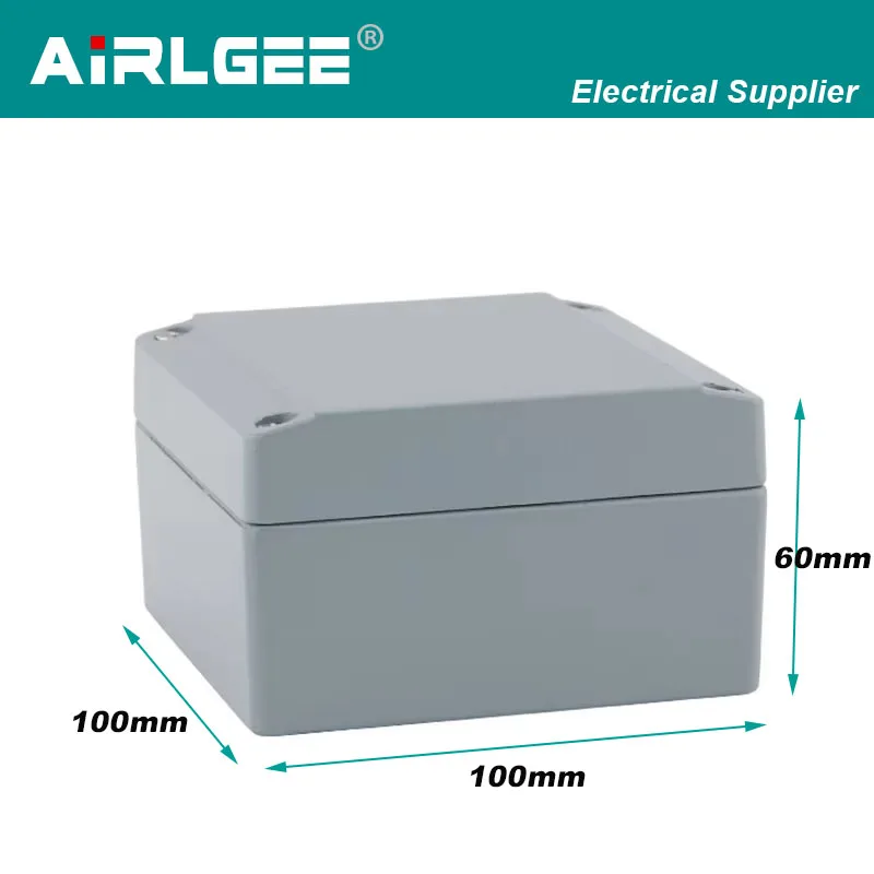 100 * 100 * 60MM Cast Aluminum housing for electronic products IP66 waterproof aluminum shell Junction Outdoor distribution box