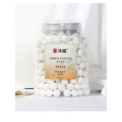 Professional Rose Bath Fizz Balls for Manicure Skin Care Spa Honey Effervescent Soak Bombs for Remove Cuticles Skin Whitening