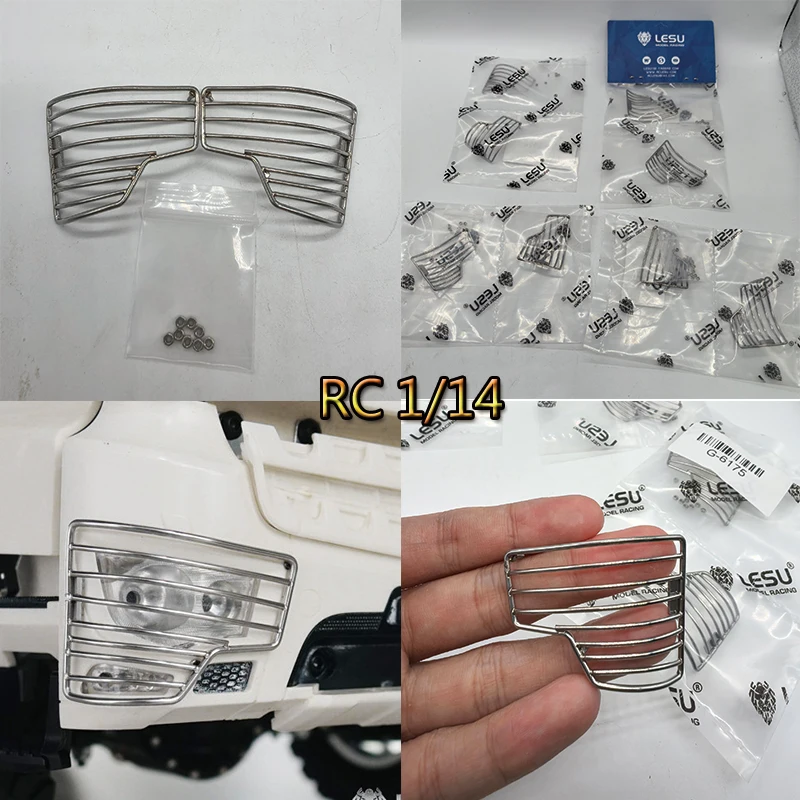 

RC LESU 1/14 грузовик полевая игрушка 3363 3348 грязевой чехол для фары G-6175 для грузовика Tamiya DIY аксессуар игрушка